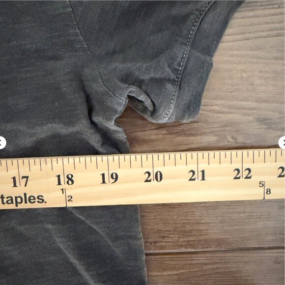 Lucky Brand KISS Beaded Logo Band Tee Vintage Wash Black Size L - Picture 7 of 8